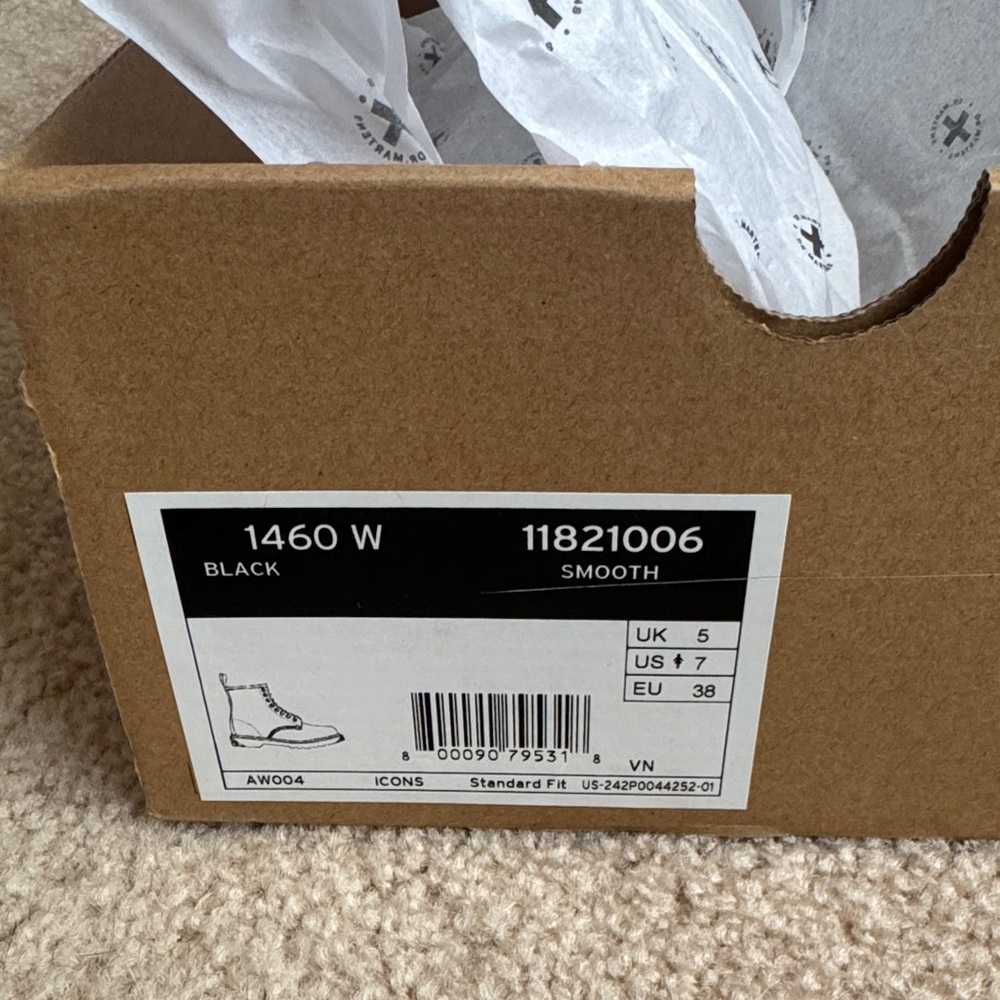 Dr. Martens 1460 W smooth black - Picture 3 of 3